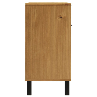 Skänk Trä FLAM 80x40x80 cm massiv furu