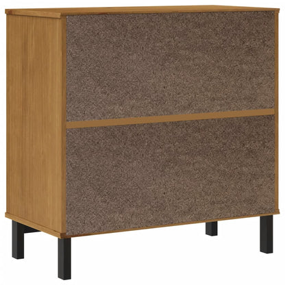 Skänk Trä FLAM 80x40x80 cm massiv furu