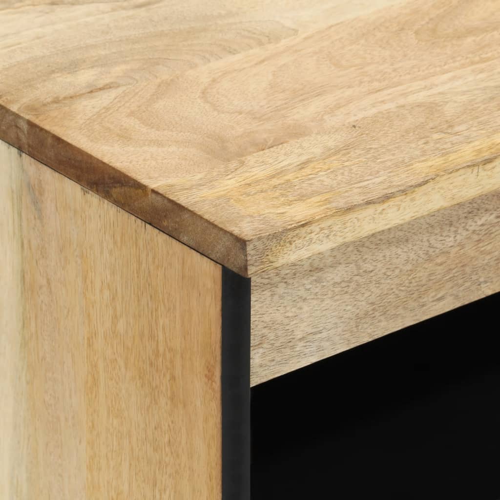 Skåp Trä 60x33x75 cm massivt mangoträ
