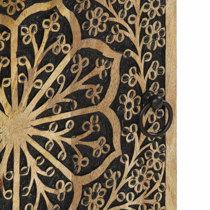 Skåp Trä 40x33x110 cm massivt mangoträ