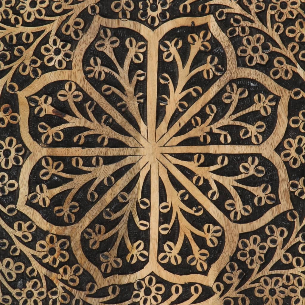 Skåp Trä 40x33x110 cm massivt mangoträ