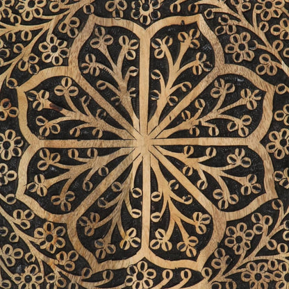 Skåp Trä 40x33x110 cm massivt mangoträ