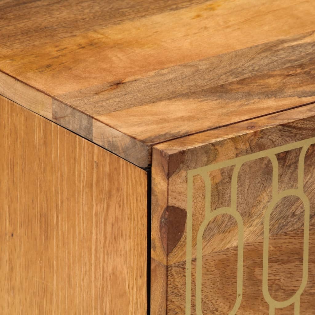 Sängbord Nattduksbord Trä 50x33x62 cm massivt mangoträ