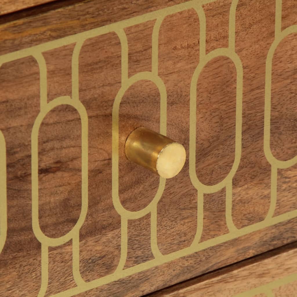 Sängbord Nattduksbord Trä 50x33x62 cm massivt mangoträ