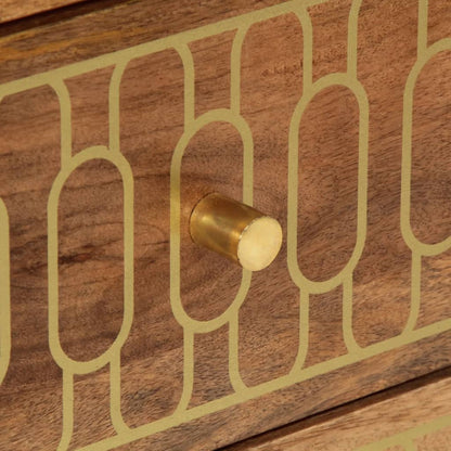 Sängbord Nattduksbord Trä 50x33x62 cm massivt mangoträ