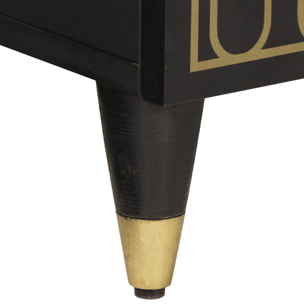 Skåp Trä 60x33x75 cm massivt mangoträ