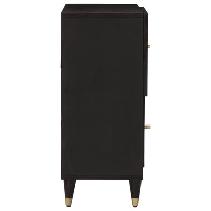 Skåp Trä 80x33x75 cm massivt mangoträ