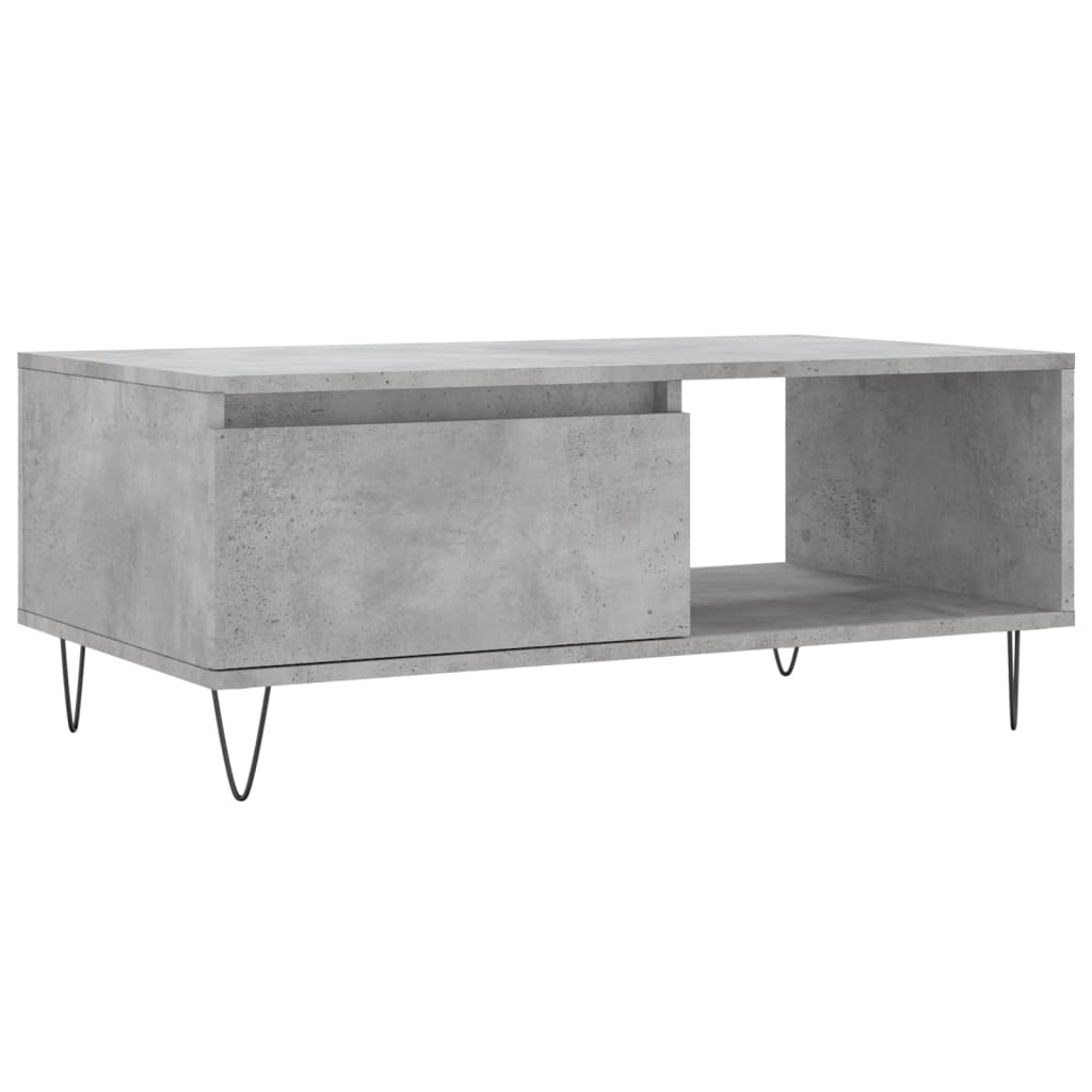 Soffbord Betonggrå 90x50x36,5 cm