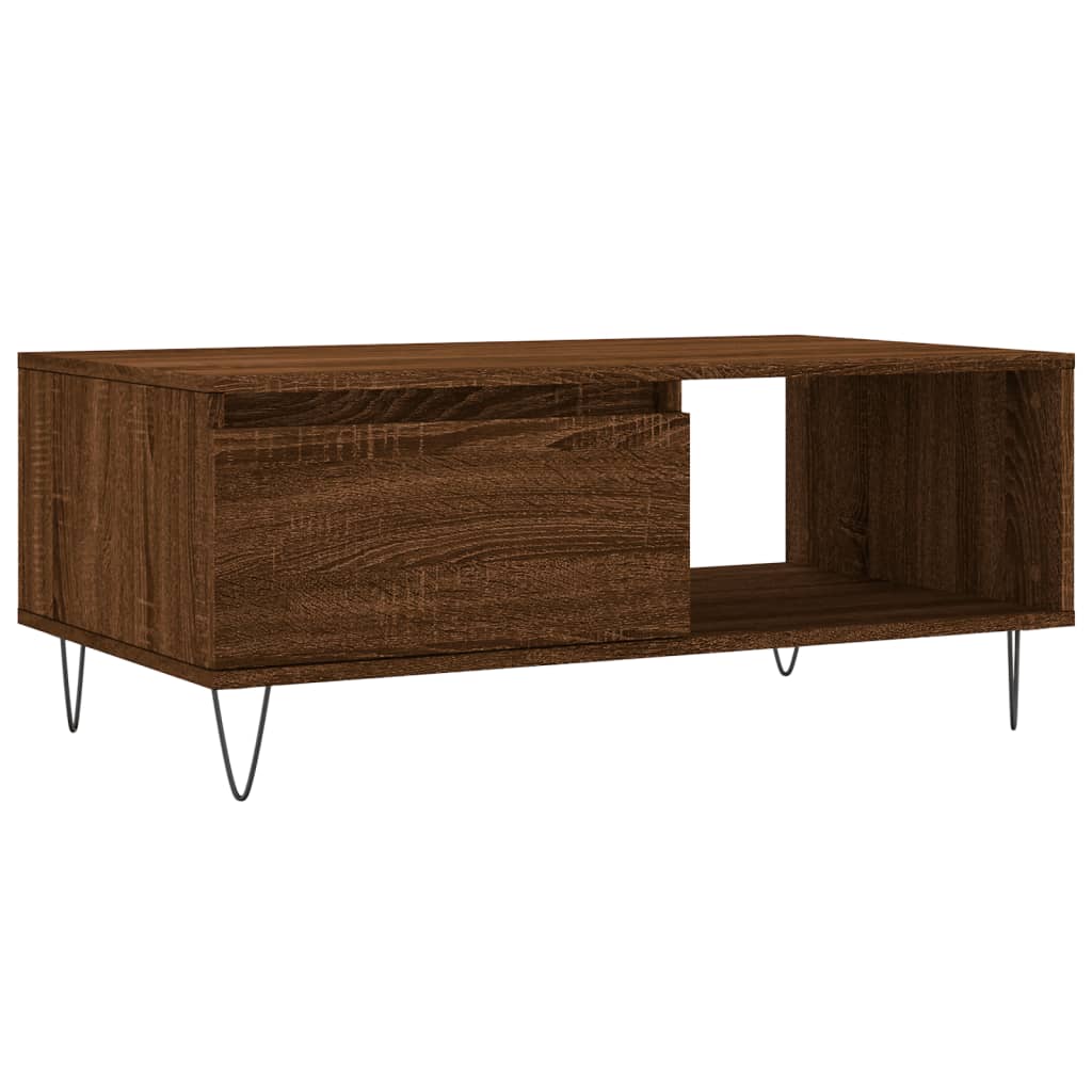 Soffbord Brun Ek 90x50x36,5 cm