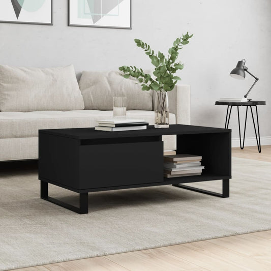 Soffbord Svart 90x50x36,5 cm