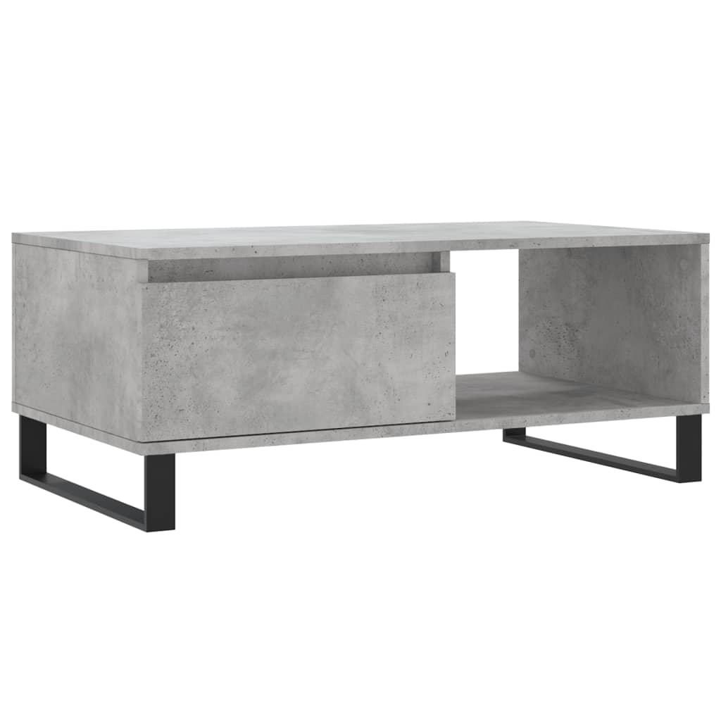 Soffbord Betonggrå 90x50x36,5 cm