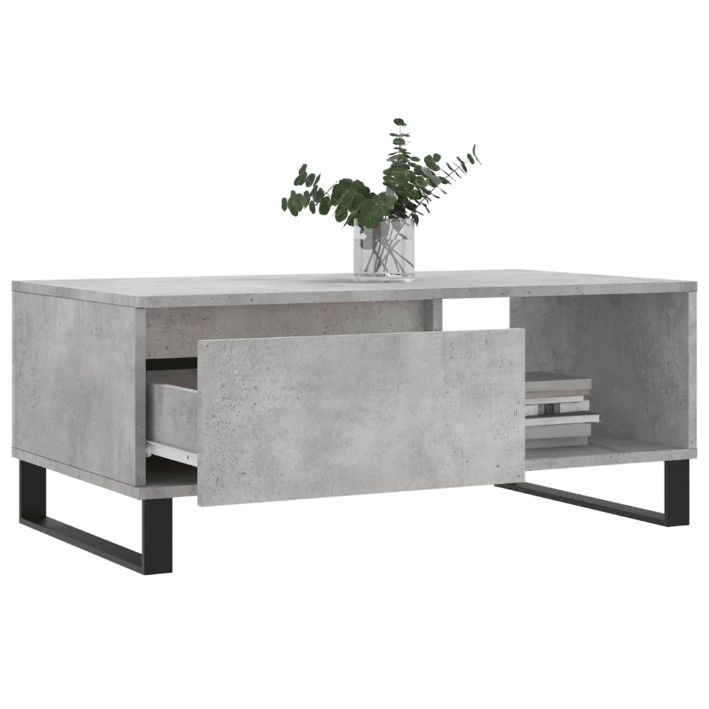 Soffbord Betonggrå 90x50x36,5 cm