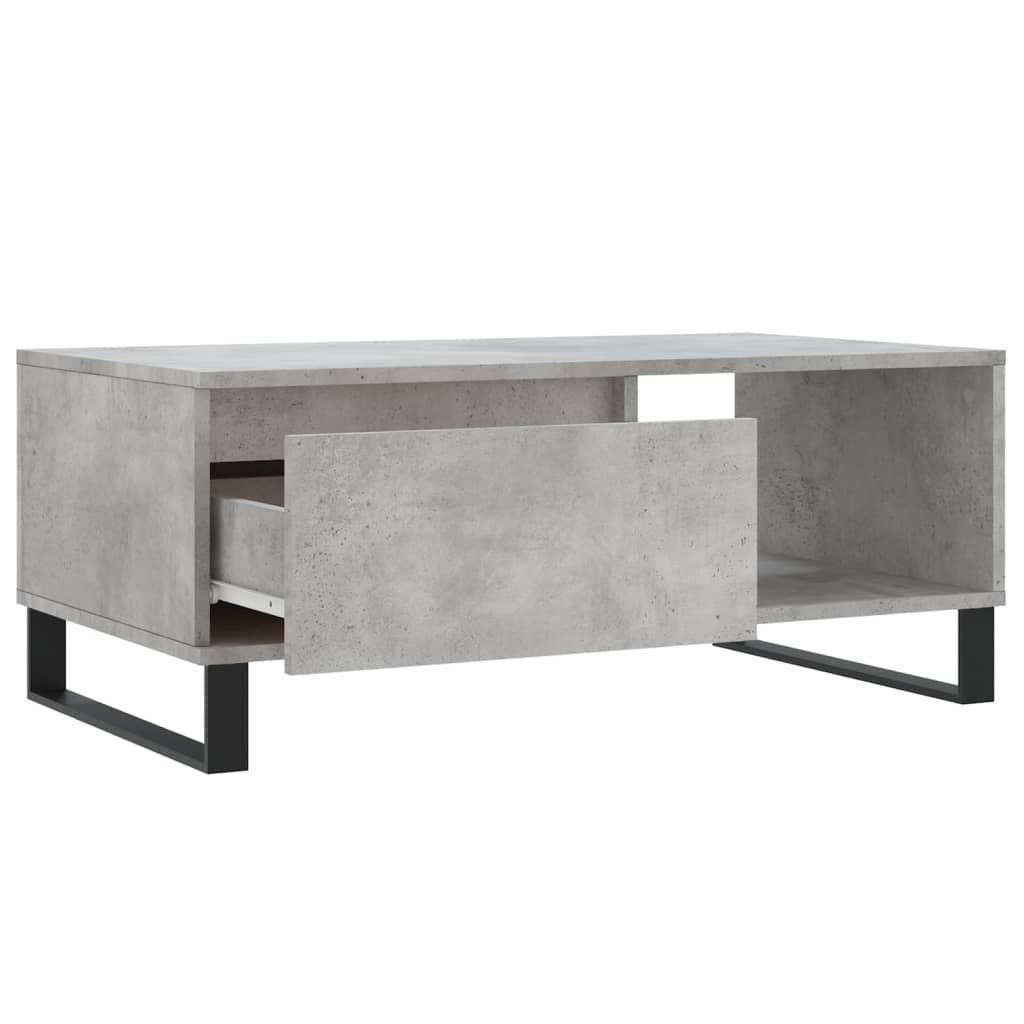 Soffbord Betonggrå 90x50x36,5 cm