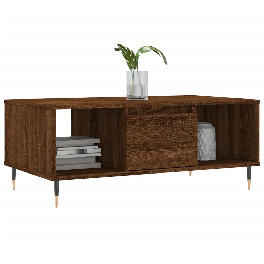 Soffbord Brun Ek 90x50x36,5 cm
