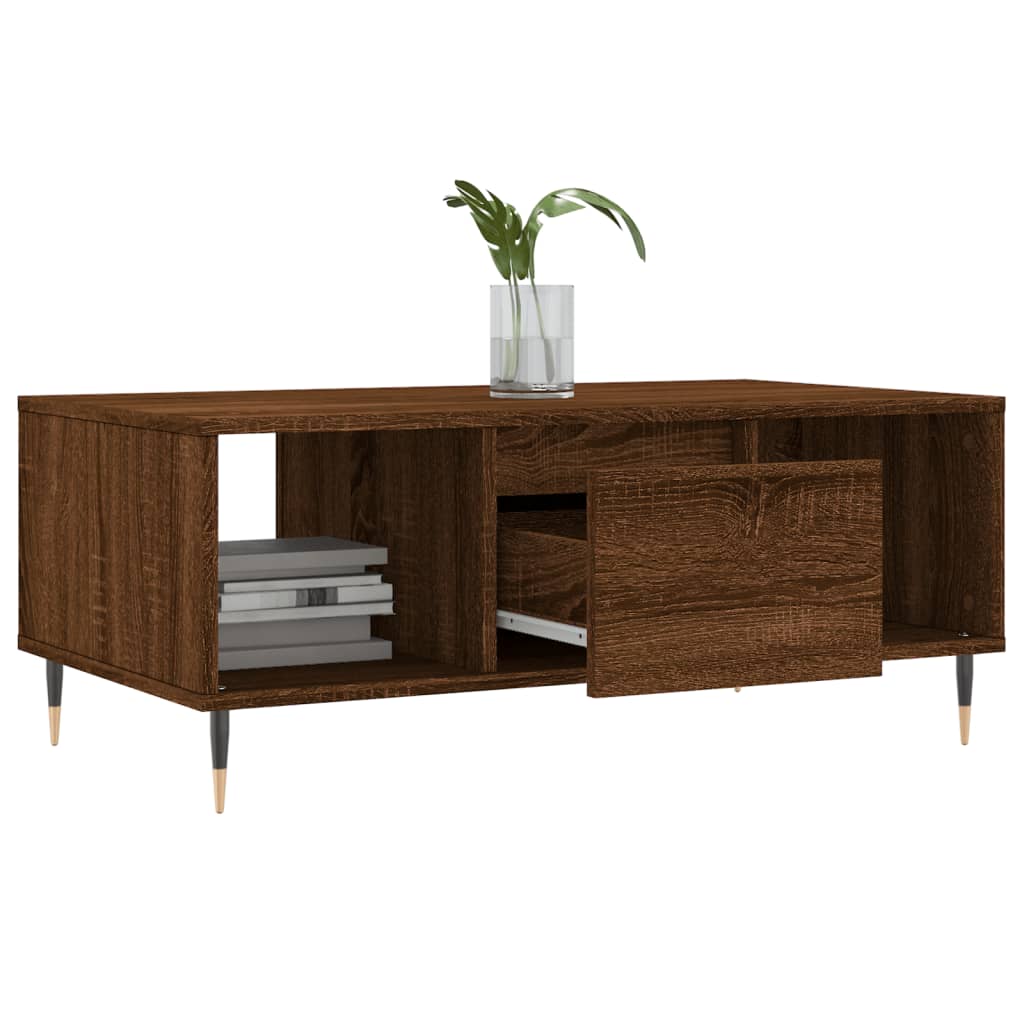 Soffbord Brun Ek 90x50x36,5 cm
