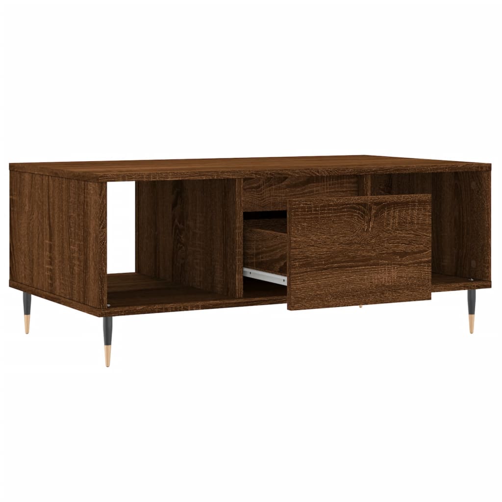 Soffbord Brun Ek 90x50x36,5 cm