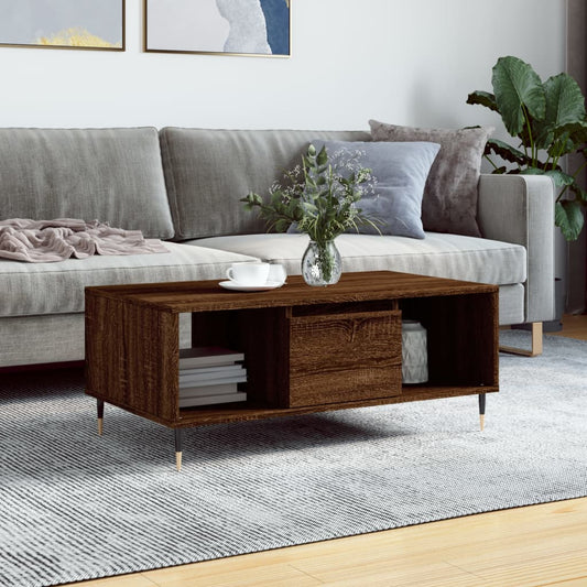 Soffbord Brun Ek 90x50x36,5 cm