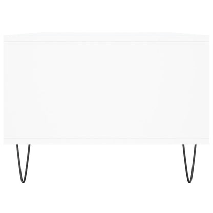 Soffbord vit 90x50x36,5 cm konstruerat trä