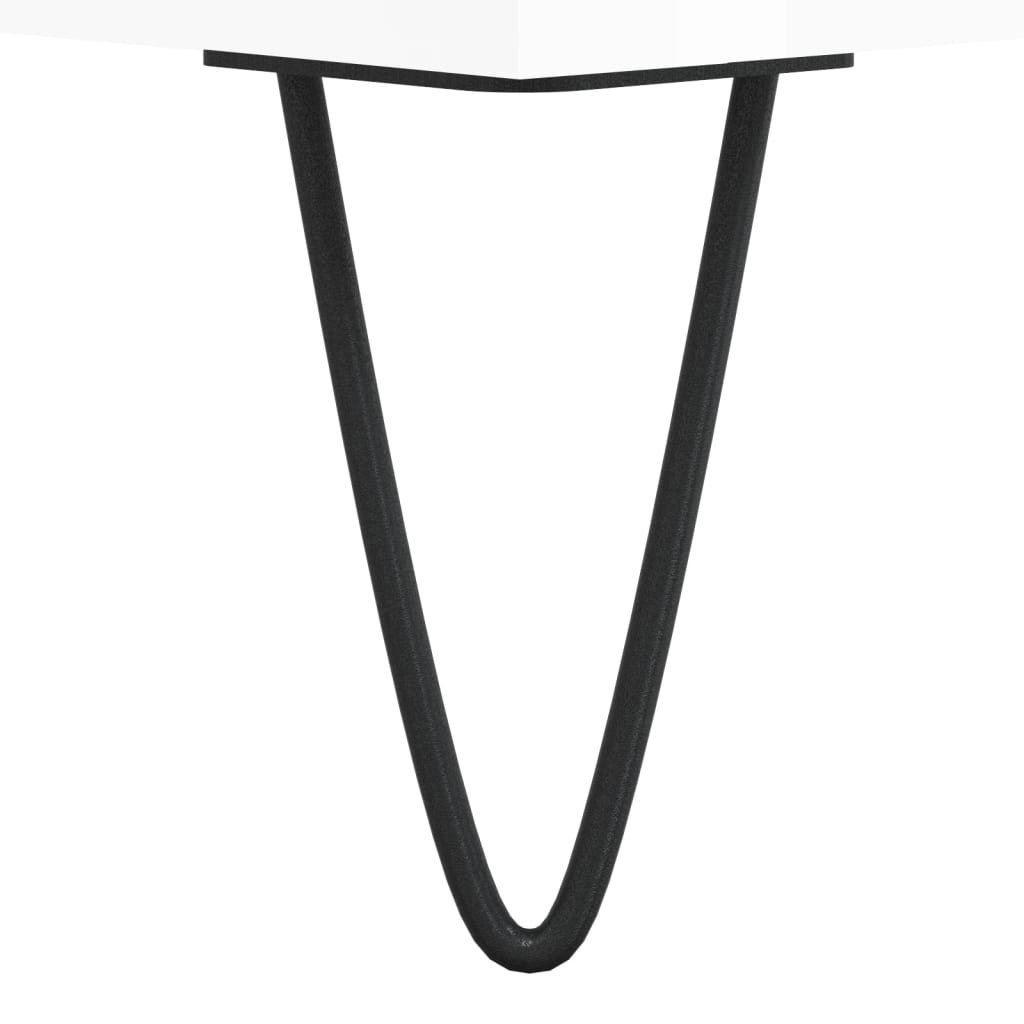 Soffbord Högglans Vit 90x50x36,5 cm