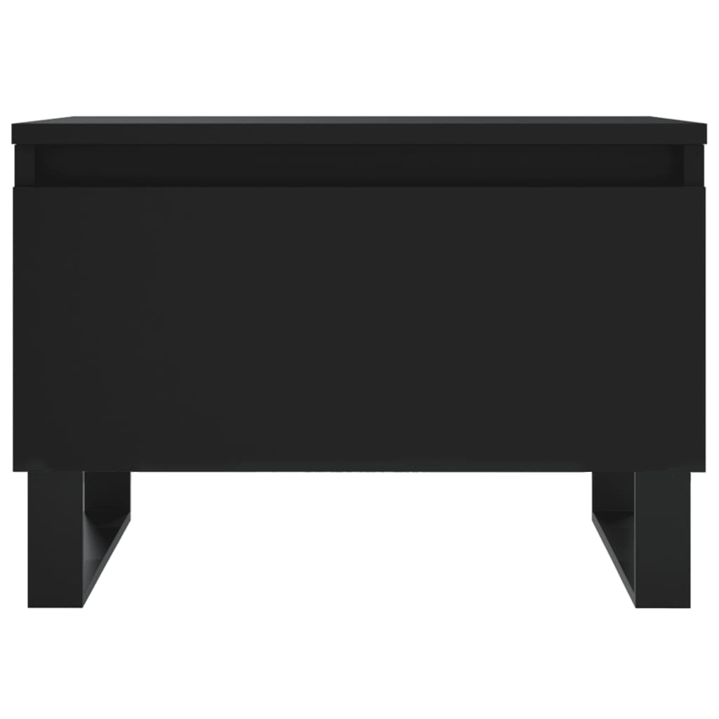 Soffbord Svart 2 st 50x46x35 cm