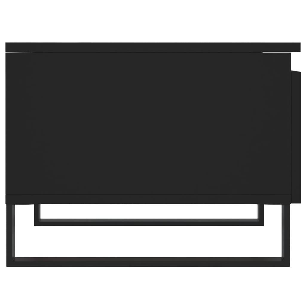 Soffbord Svart 2 st 50x46x35 cm