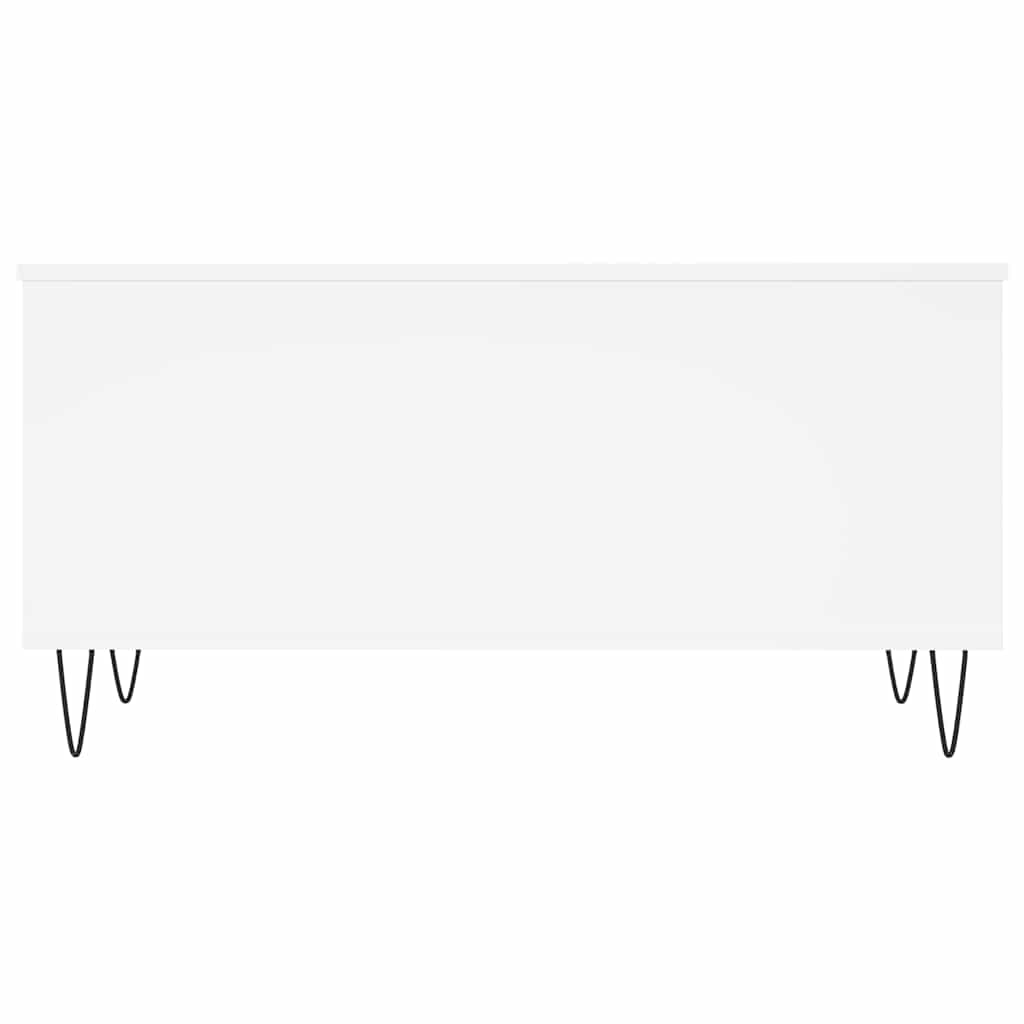 Soffbord vit 90x44,5x45 cm konstruerat trä