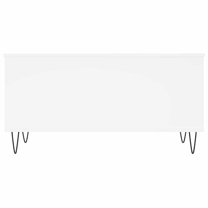 Soffbord vit 90x44,5x45 cm konstruerat trä