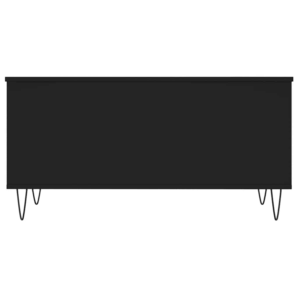 Soffbord svart 90x44,5x45 cm konstruerat trä