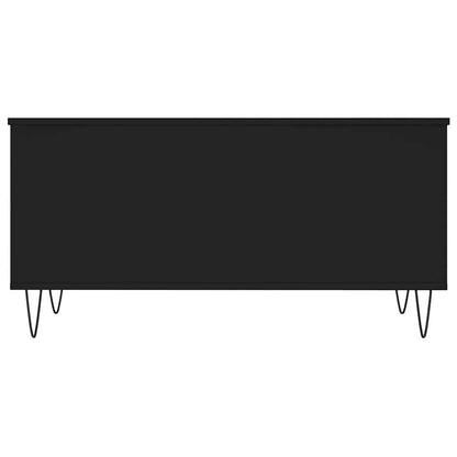 Soffbord svart 90x44,5x45 cm konstruerat trä