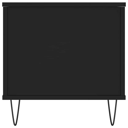 Soffbord svart 90x44,5x45 cm konstruerat trä