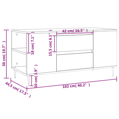 Soffbord Sonoma Ek 102x44,5x50 cm