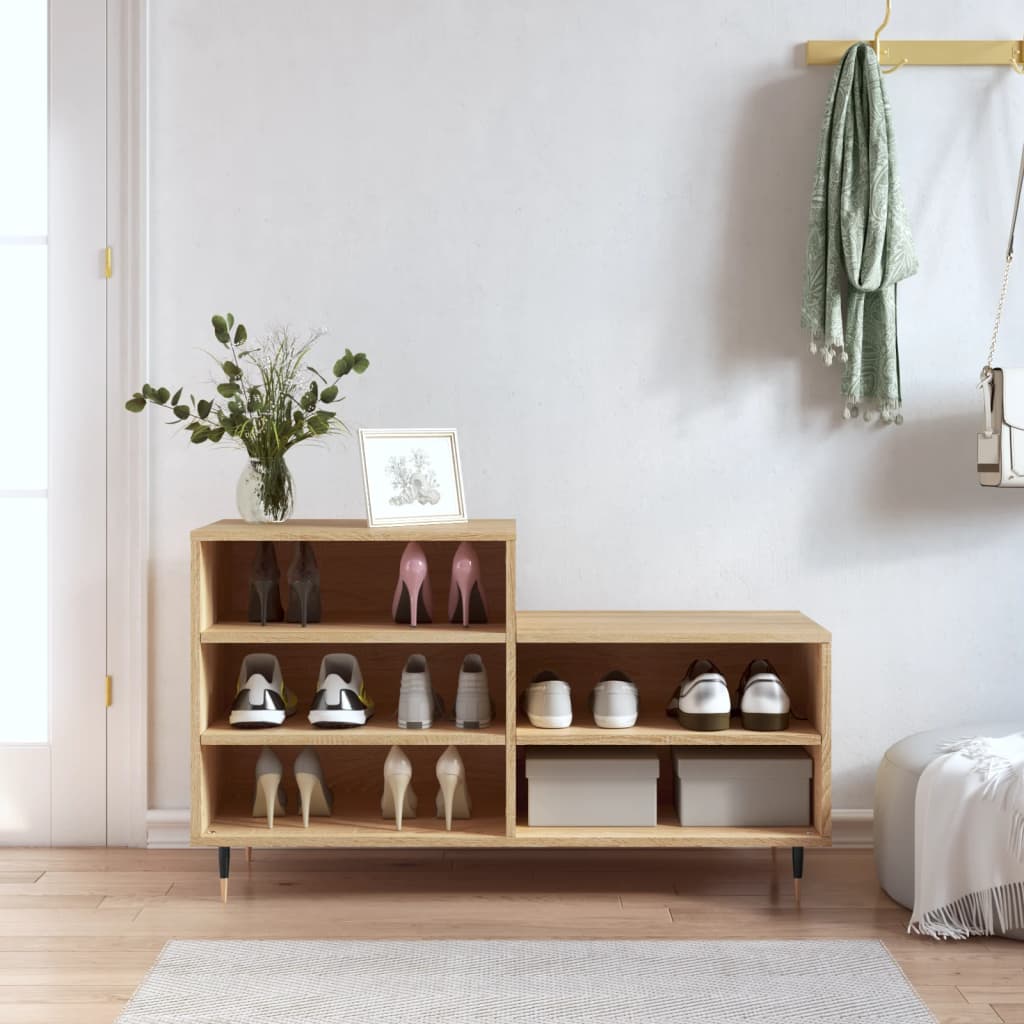 Skoställ Sonoma Ek Skohylla 102x36x60 cm