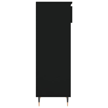 Skoställ Svart Skoskåp 40x36x105 cm