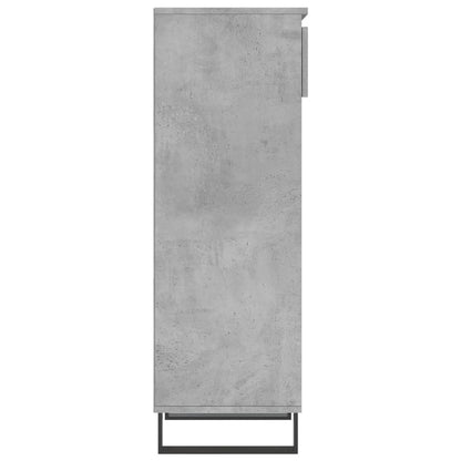 Skoställ Betonggrå Skoskåp 40x36x105 cm