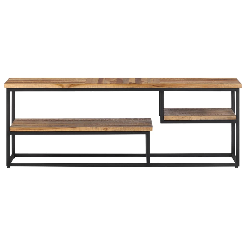 TV-Möbel Trä TV-Bänk 110x30x39 cm massiv återvunnen teak