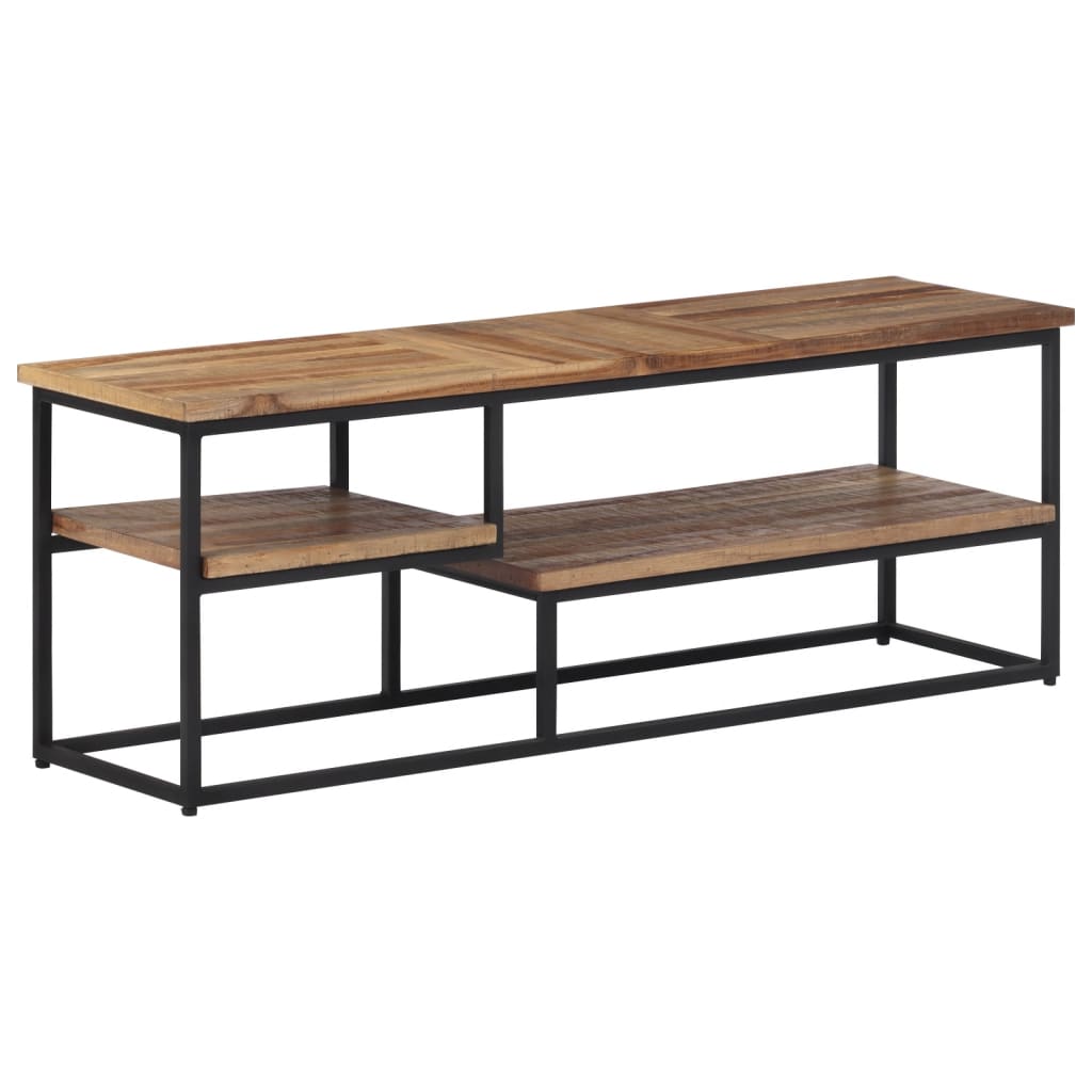 TV-Möbel Trä TV-Bänk 110x30x39 cm massiv återvunnen teak