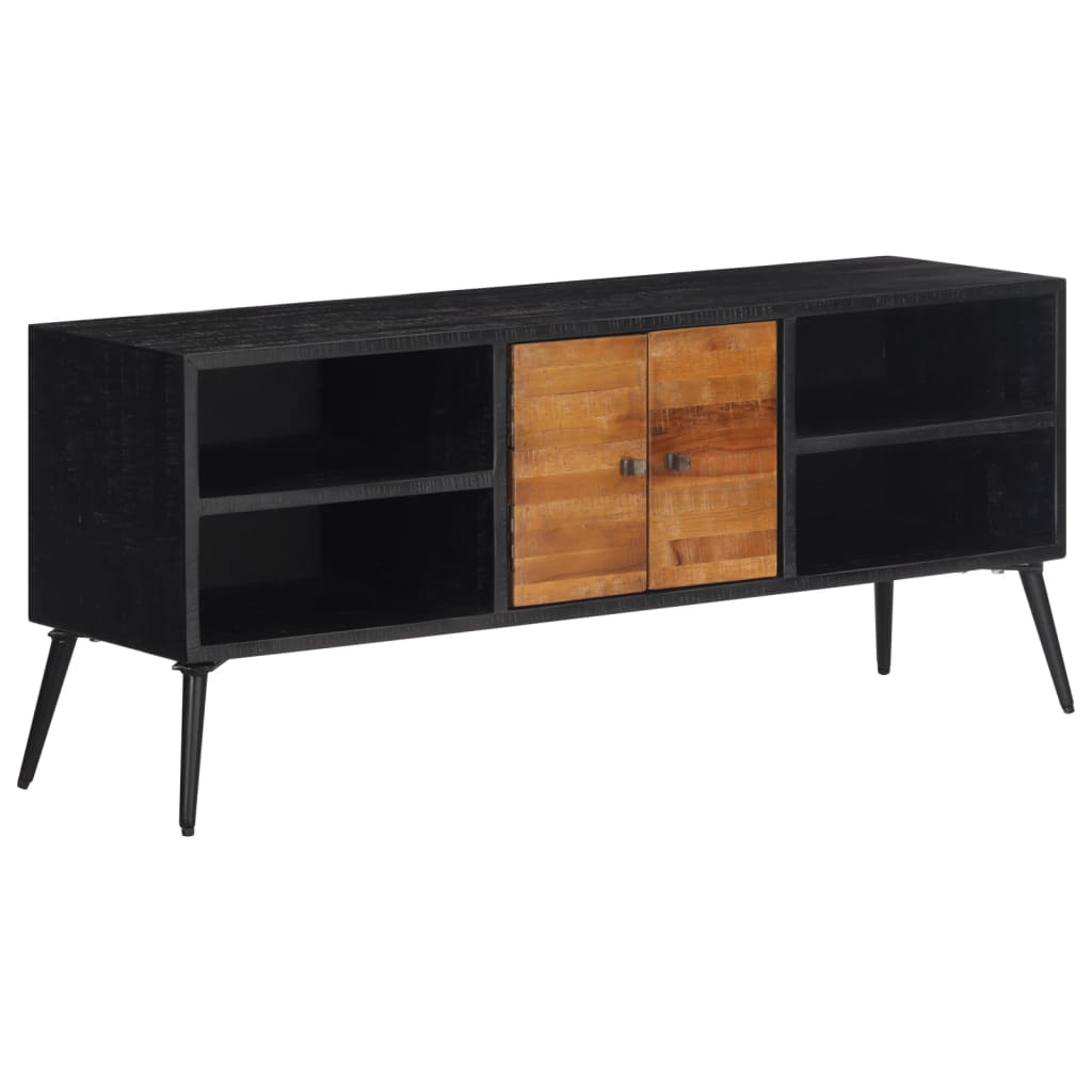 TV-Möbel Trä TV-Bänk 112x31x45 cm massiv återvunnen teak