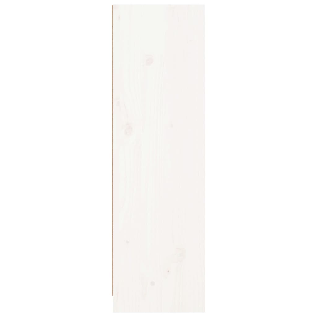 Bokhylla Vit 70x33x110 cm massiv furu