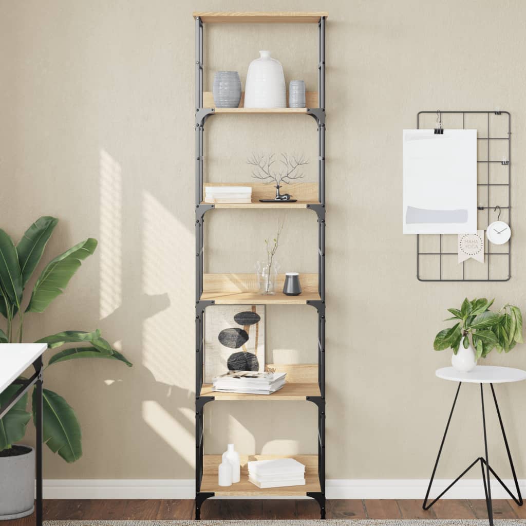 Bokhylla Sonoma Ek 50x33x188,5 cm