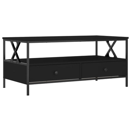 Soffbord Svart 100x51x45 cm