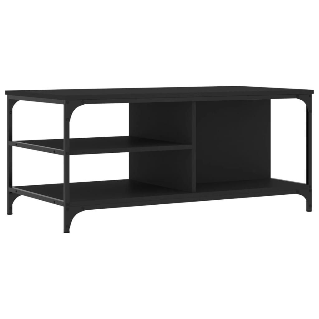 Soffbord Svart 100x50x45 cm