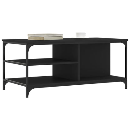 Soffbord Svart 100x50x45 cm