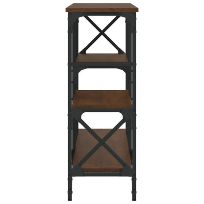 Avlastningsbord Konsollbord Brun Ek 150x29x76,5 cm