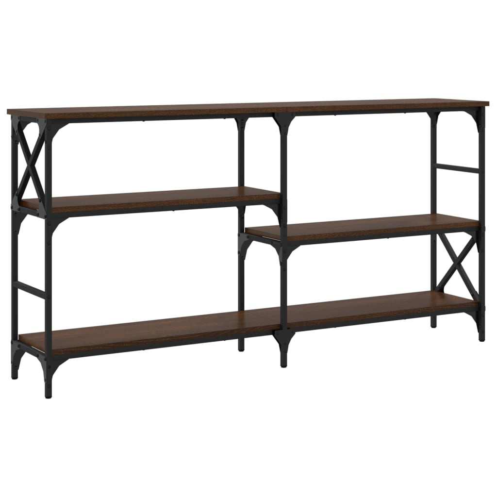 Avlastningsbord Konsollbord Brun Ek 150x29x76,5 cm