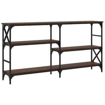 Avlastningsbord Konsollbord Brun Ek 150x29x76,5 cm