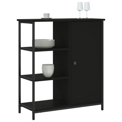 Skänk Svart 70x30x80 cm