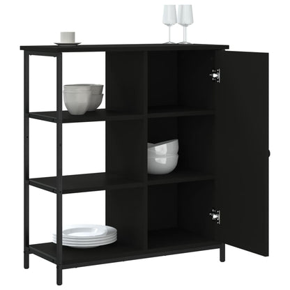 Skänk Svart 70x30x80 cm