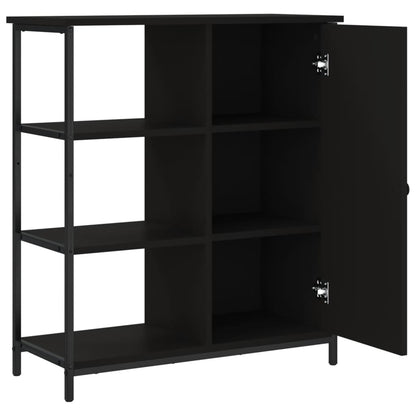 Skänk Svart 70x30x80 cm