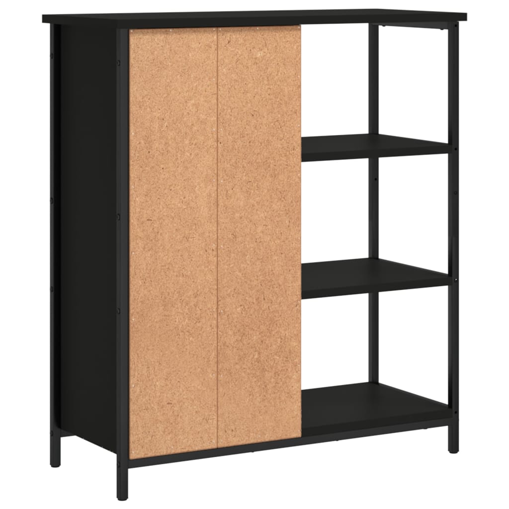 Skänk Svart 70x30x80 cm