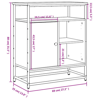 Skänk Sonoma Ek 69x35x80 cm